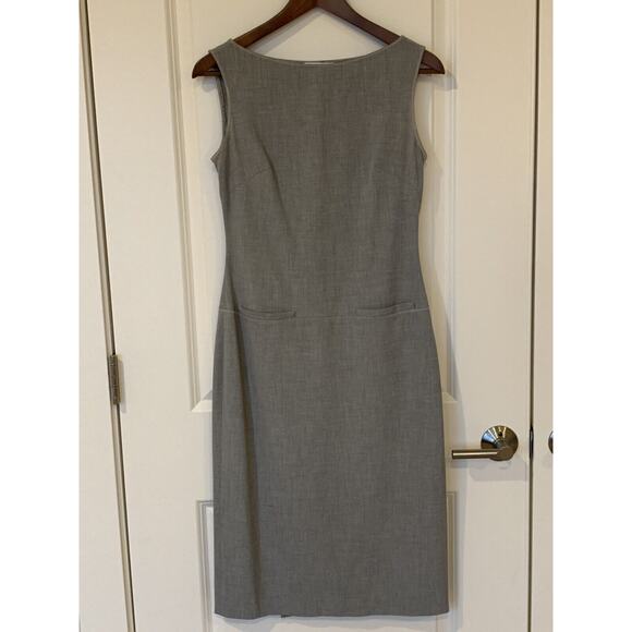Tahari Dresses & Skirts - Tahari Womens Gray Sleeveless Suit Dress Light Size 4